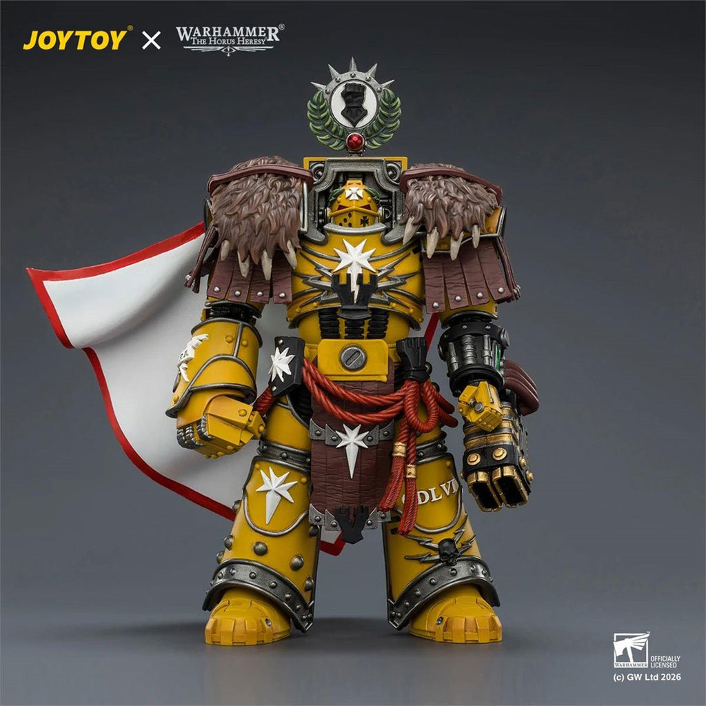 Joy Toy Warhammer The Horus Heresy Imperial Fists Lord Castellan Evander Garrius 1:18 Scale Action Figure