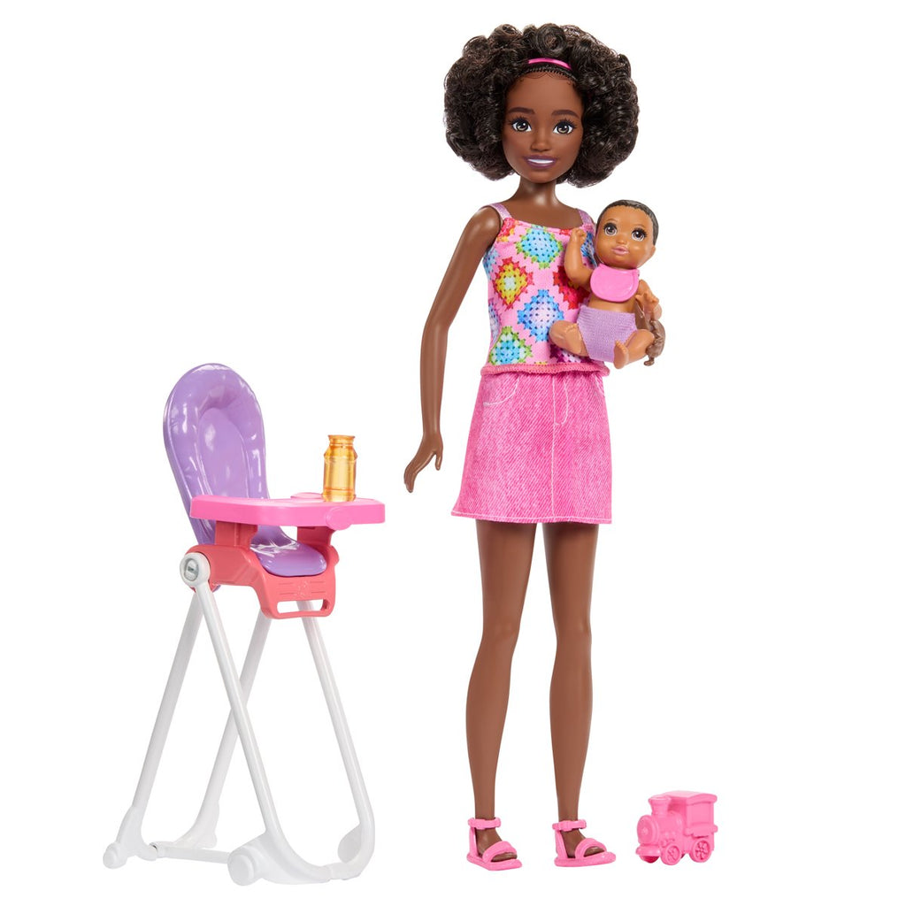 Barbie Family & Friends High Chair Playset and Doll