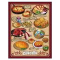 Delicious in Dungeon Dungeon Food Throw Blanket