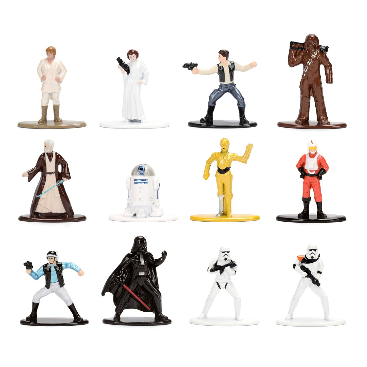 Star Wars Wave 1 Nano MetalFigs Die-Cast Metal Mini-Figure 12-Pack