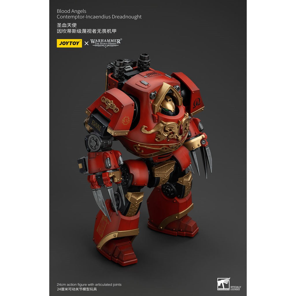 Joy Toy Warhammer The Horus Heresy Blood Angels Contemptor Incaendius Dreadnought 1:18 Scale Action Figure