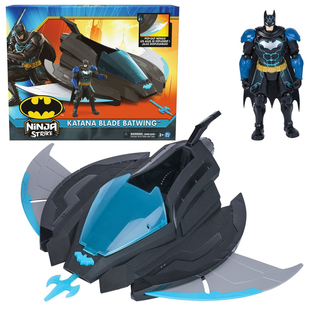 Batman Ninja Katana Blade Batwing Vehicle and Figure Set Case of 6