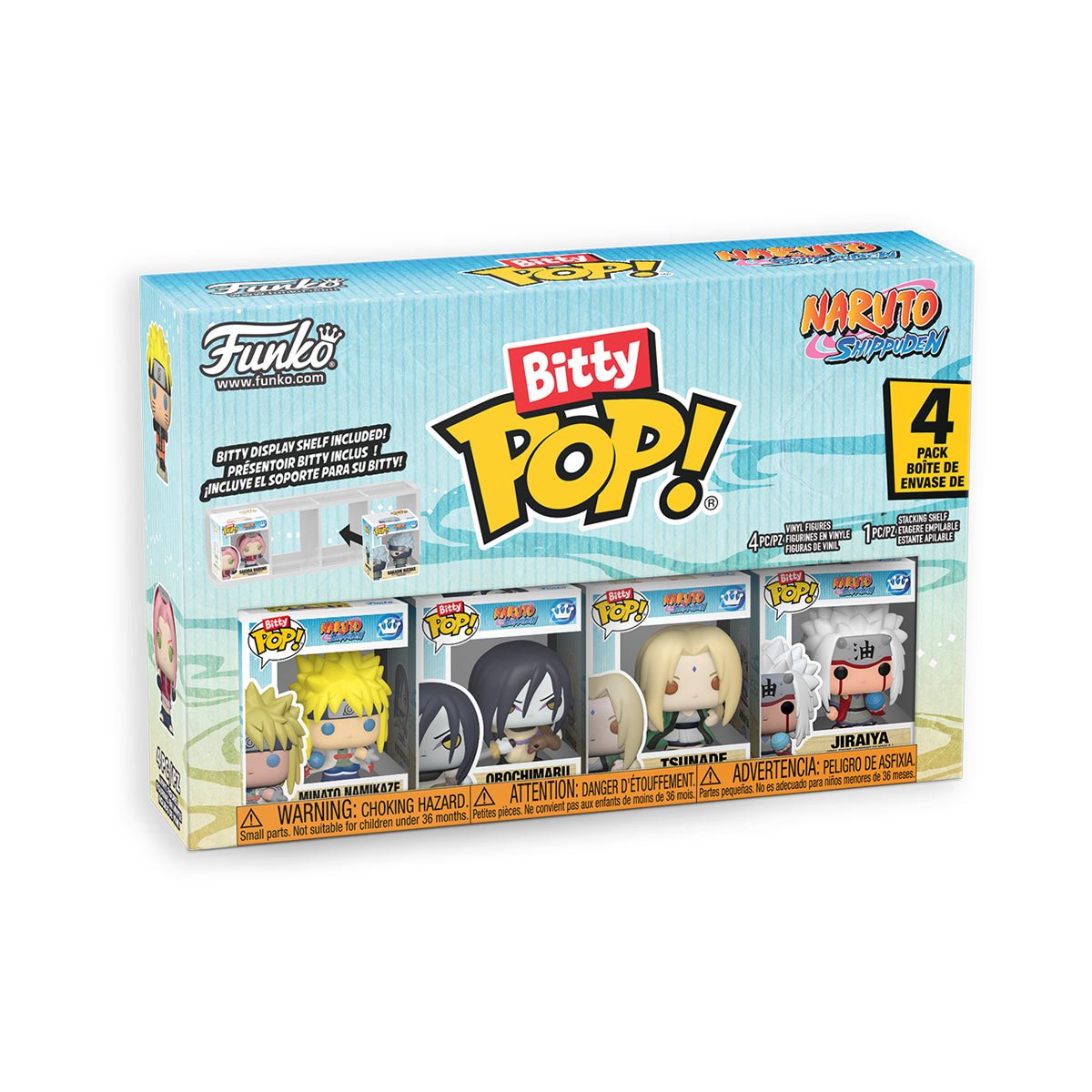 Naruto: Shippuden Team 2 Funko Bitty Pop! Mini-Figure 4-Pack