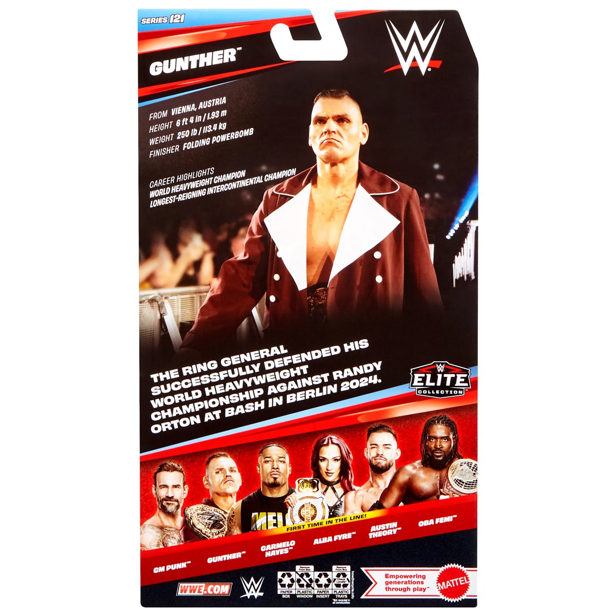 WWE Elite Collection Series 121 Action Figure Case of 8