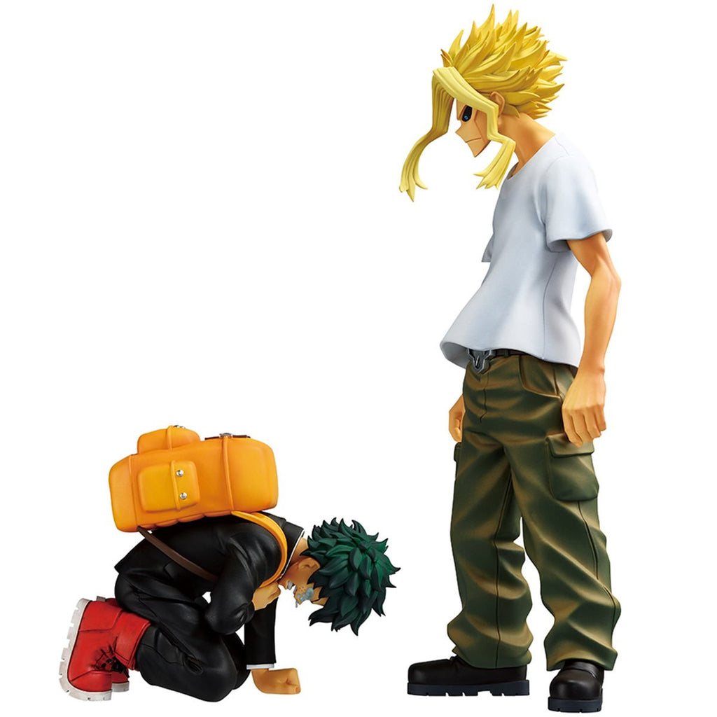 My Hero Academia Izuku Midoriya & All Might Story of How He Became The Greatest Hero Masterlise Plus Ichibansho Statue