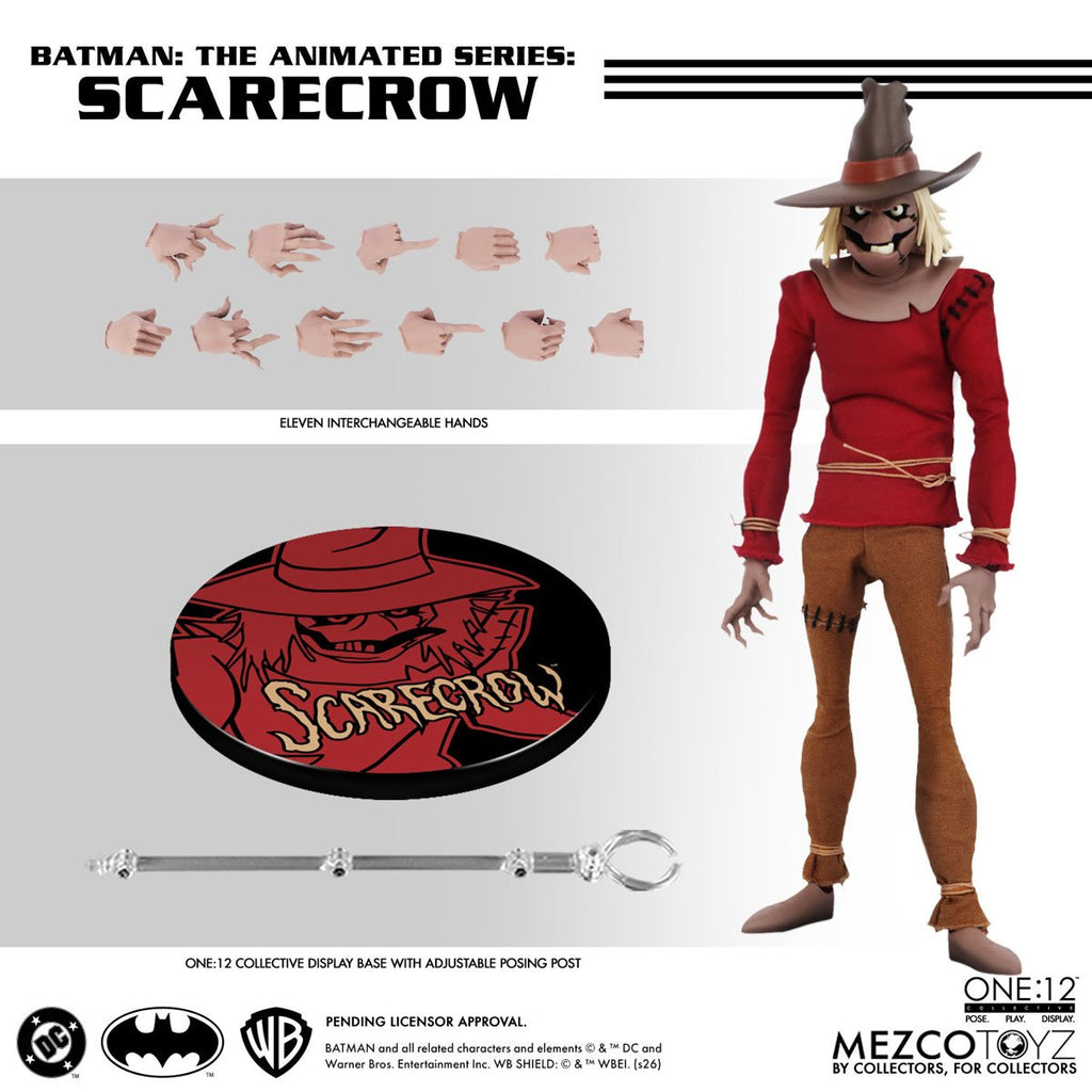 Batman: The Animated Series Scarecrow One 12 Collective Action Figure