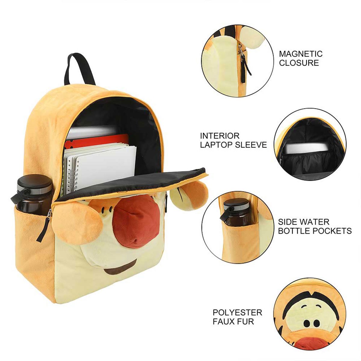 Winnie the Pooh Tigger 3D Big Face Backpack