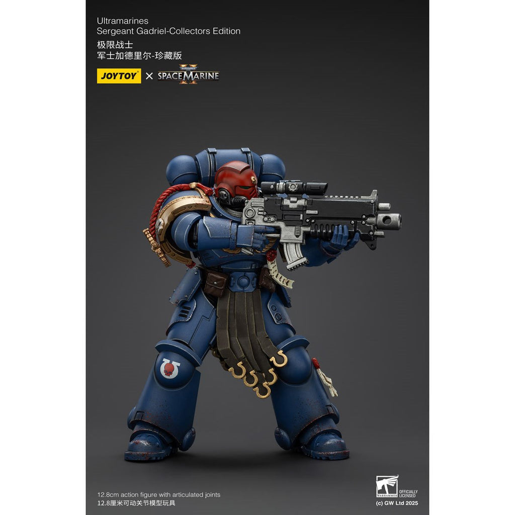 Joy Toy Warhammer Space Marine II Ultramarines Sergeant Gadriel Collectors Edition 1:18 Scale Action Figure