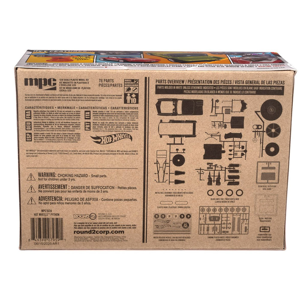 Hot Wheels Python 1:25 Scale Model Kit