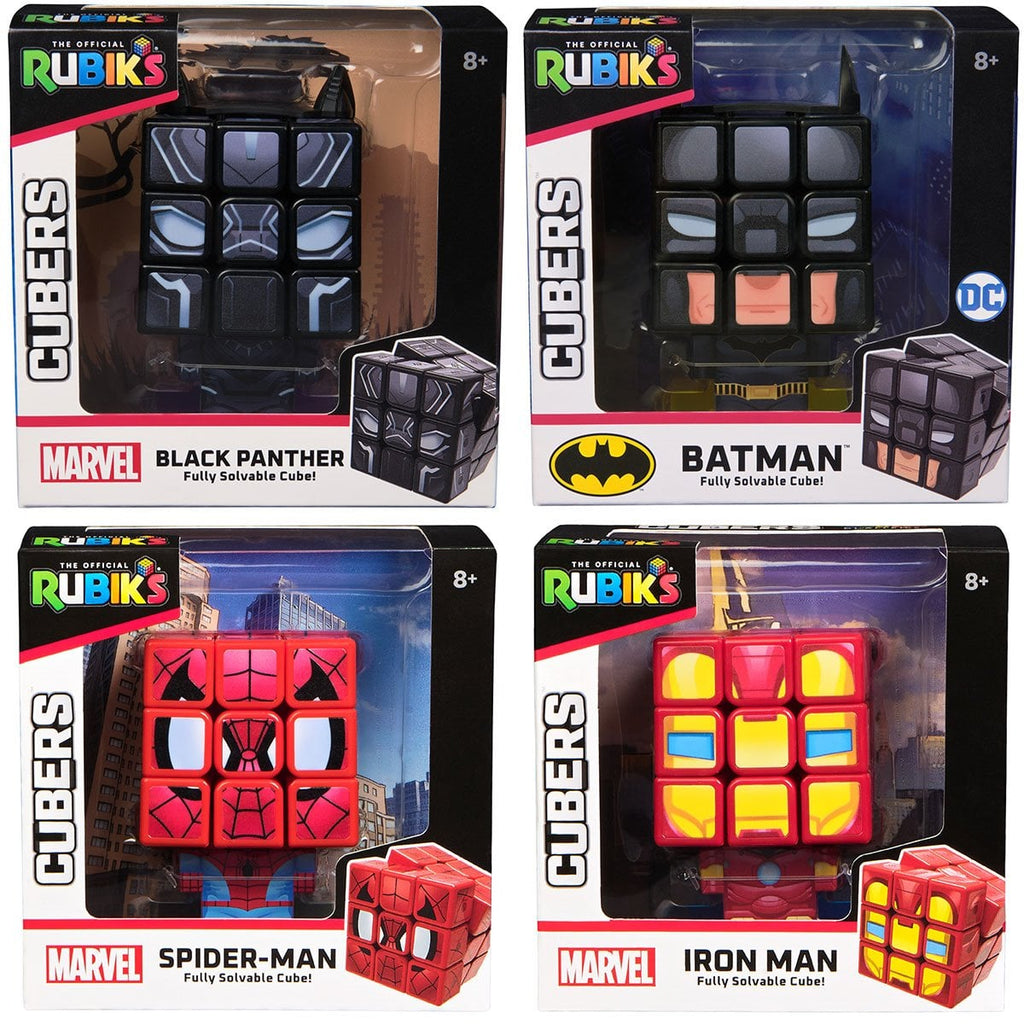 Super Hero Rubik's Cube 3x3 Cubers Case of 4