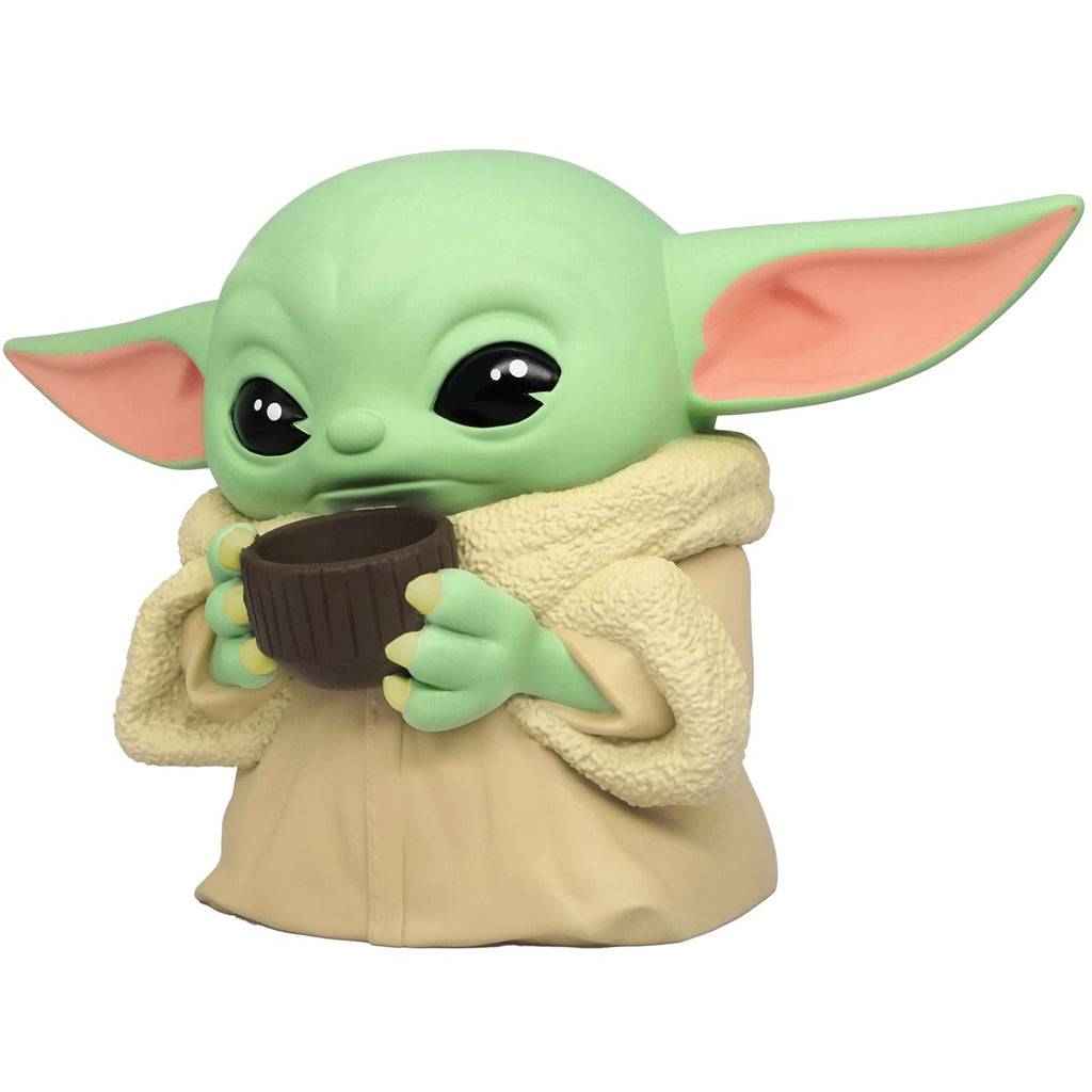 Star Wars: The Mandalorian Grogu with Cup PVC Bank