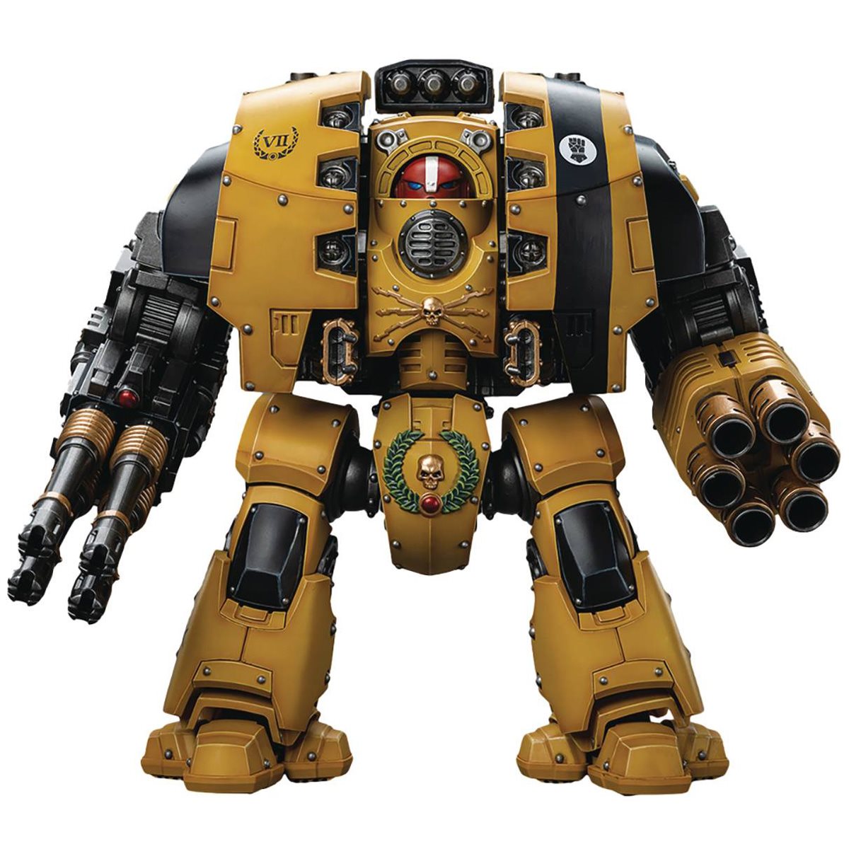 Joy Toy Warhammer 40,000 Imperial Fists Leviathan Dreadnought Cyclonic Melta Lance and Storm Cannon 1:18 Action Figure