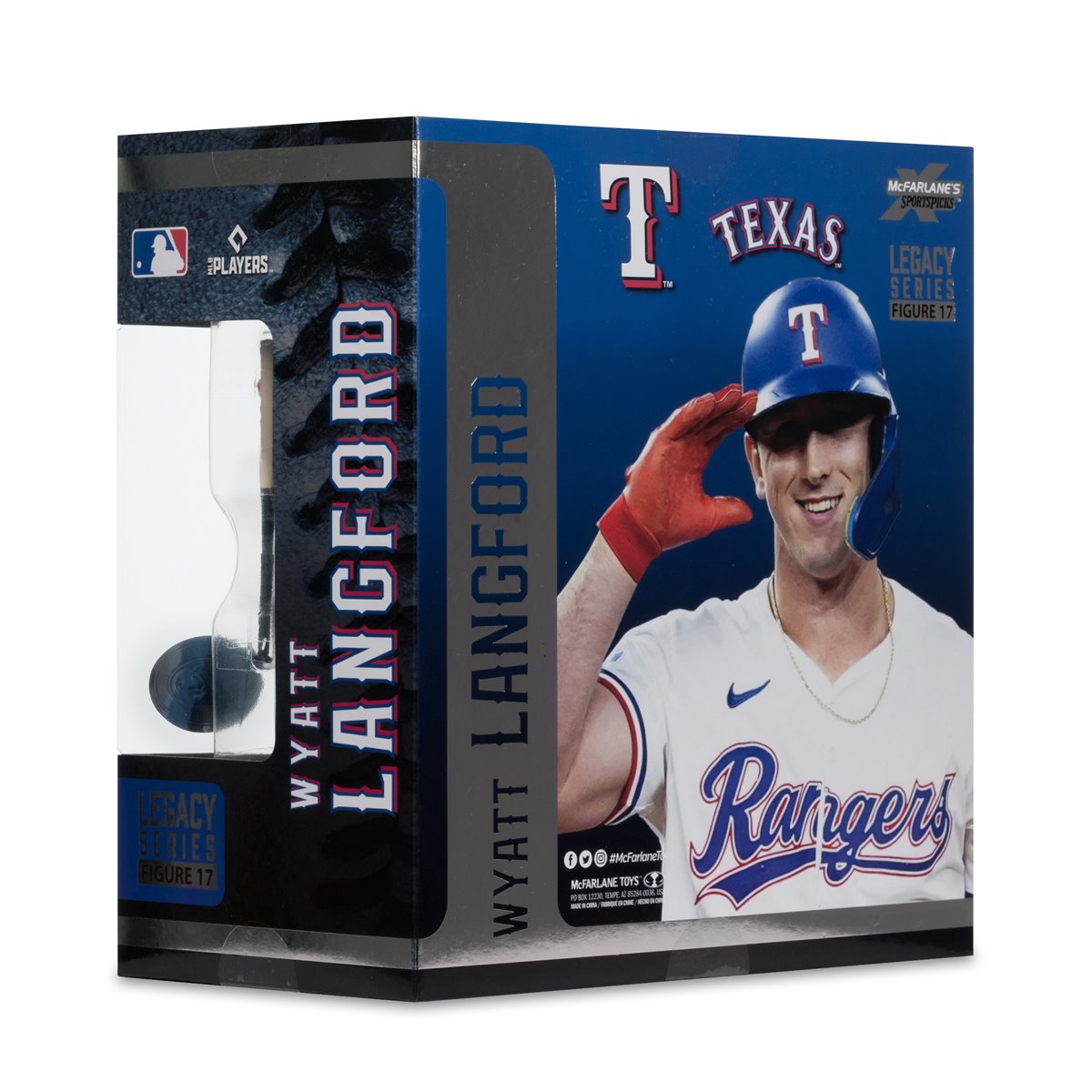 MLB SportsPicks Texas Rangers Wyatt Langford 7-Inch Posed Figure Case of 6