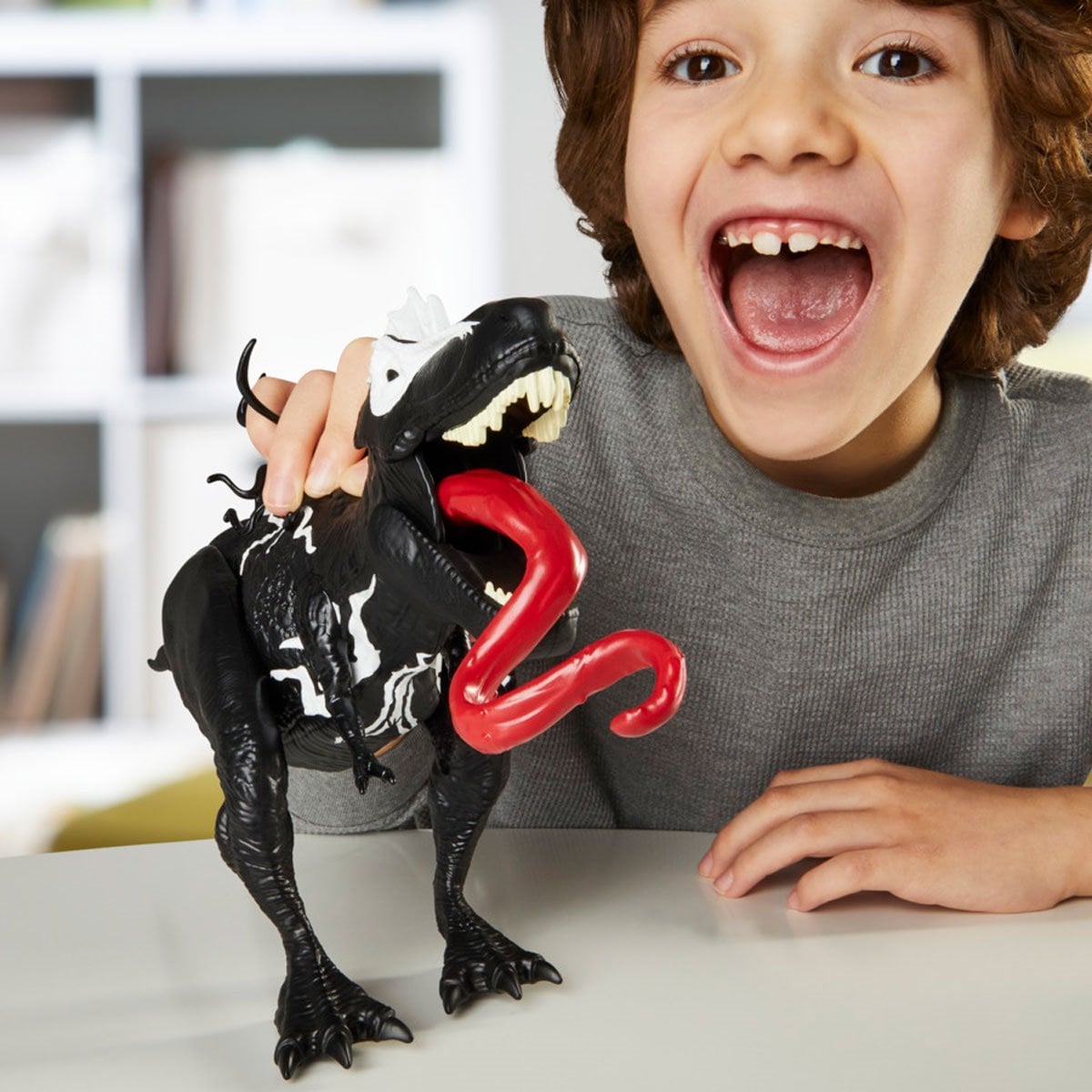 Spider-Man Epic World of Action VenomVersus Venomsaurus Rex 16-Inch Action Figure
