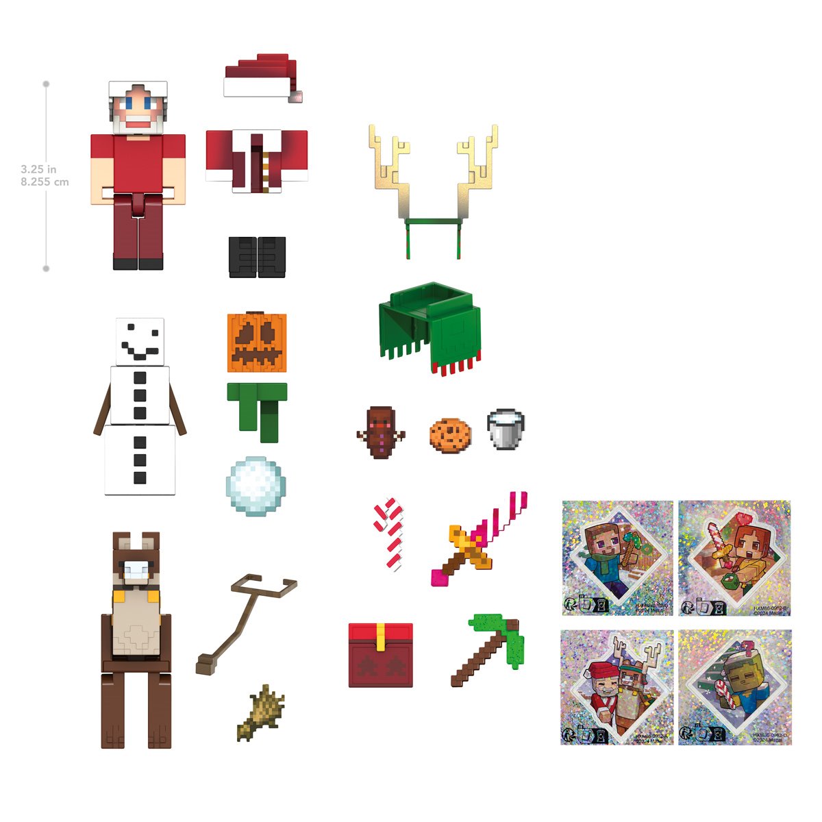Minecraft 3 1/4-Inch Advent Calendar