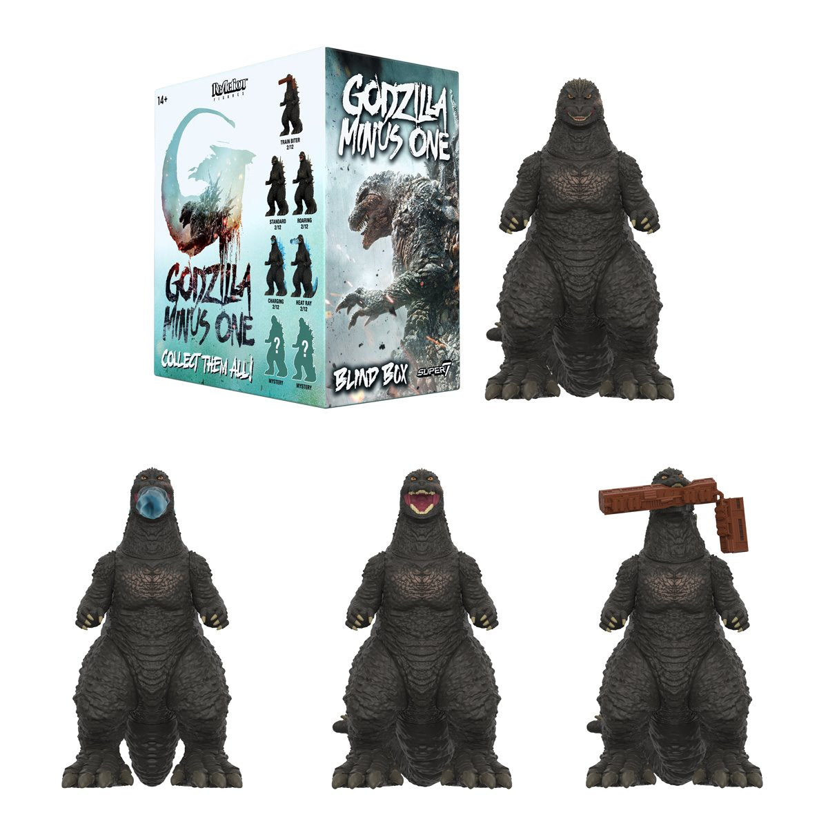 Godzilla Minus One Blind Box Wave 8 3 3/4-Inch ReAction Figure (Single)