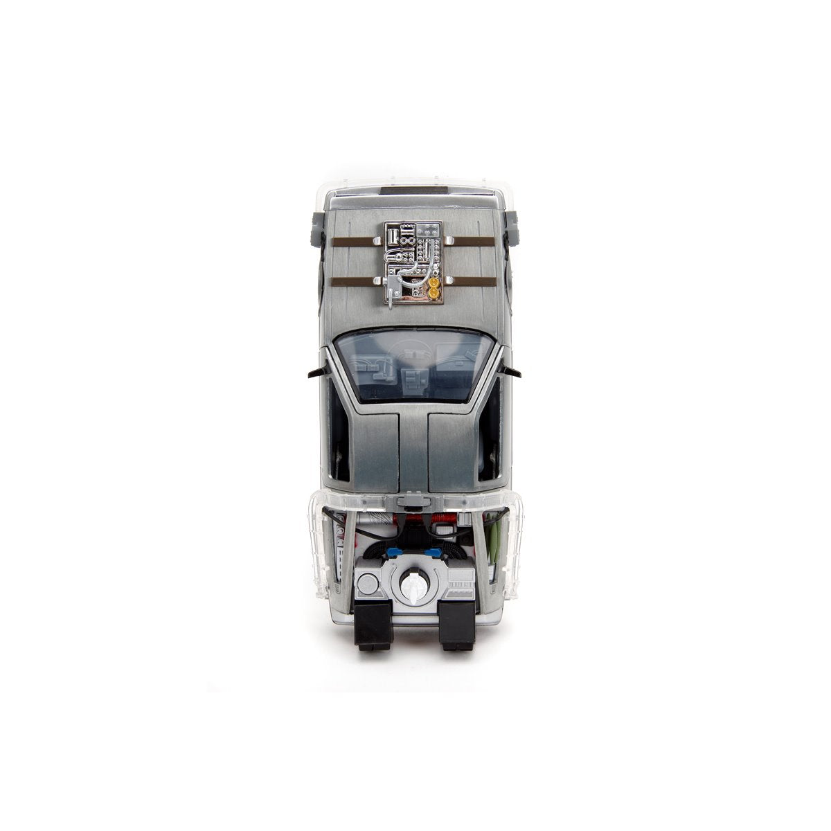 Hollywood Rides Back to the Future III Time Machine Rail Wheels 1:24 Die-Cast Metal Vehicle