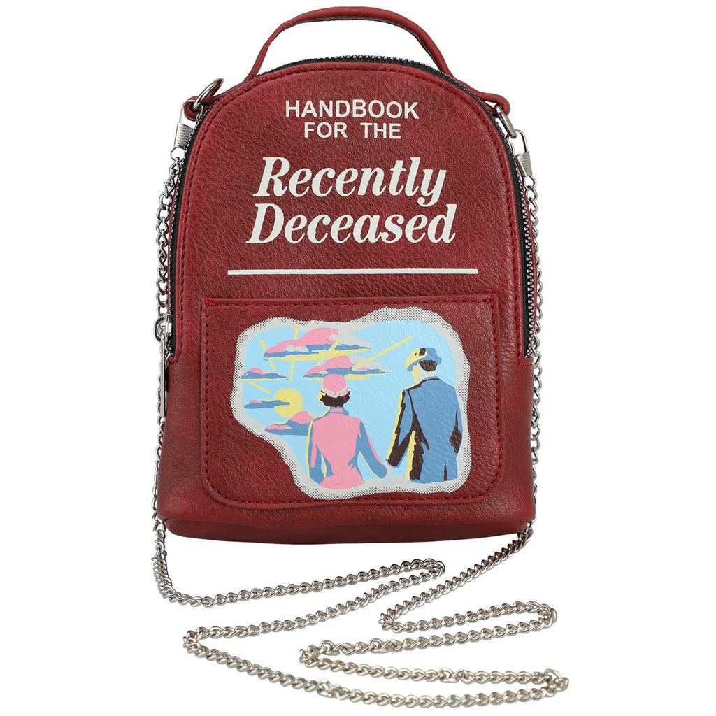 Beetlejuice Handbook for the Recently Deceased Mini Wristlet Bag