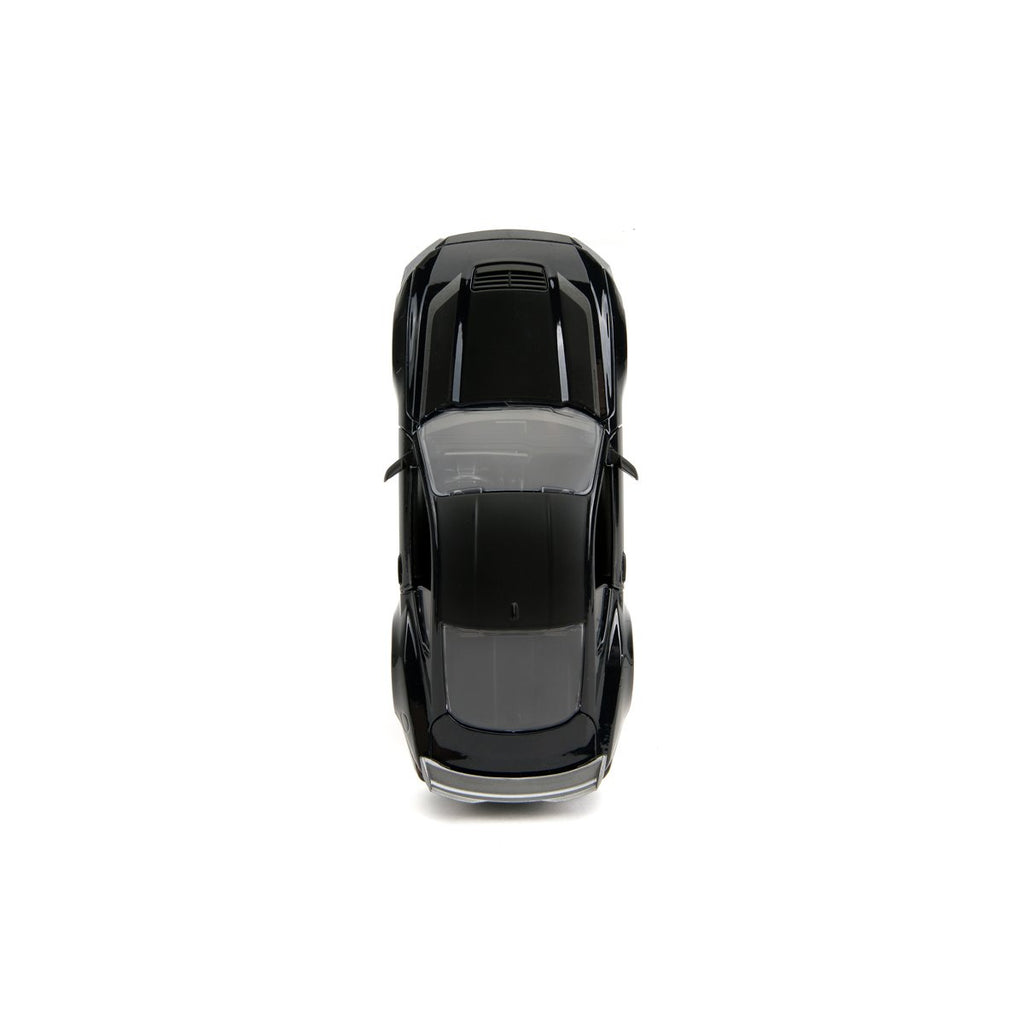 Bigtime Muscle 2024 Glossy Black Ford Mustang Dark Horse 1:24 Scale Die-Cast Metal Vehicle