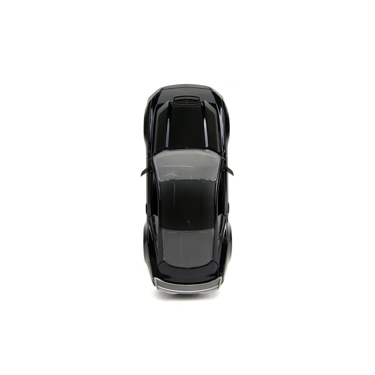 Bigtime Muscle 2024 Glossy Black Ford Mustang Dark Horse 1:24 Scale Die-Cast Metal Vehicle