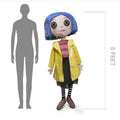 Coraline with Button Eyes 5-Foot Life-Size Plush