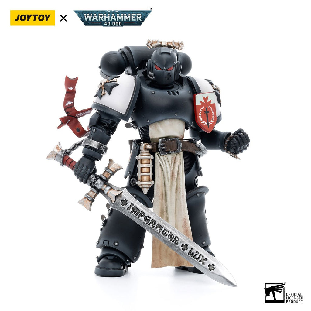 Joy Toy Warhammer 40,000 Black Templars The Emperors Champion Rolantus 1:18 Scale Action Figure