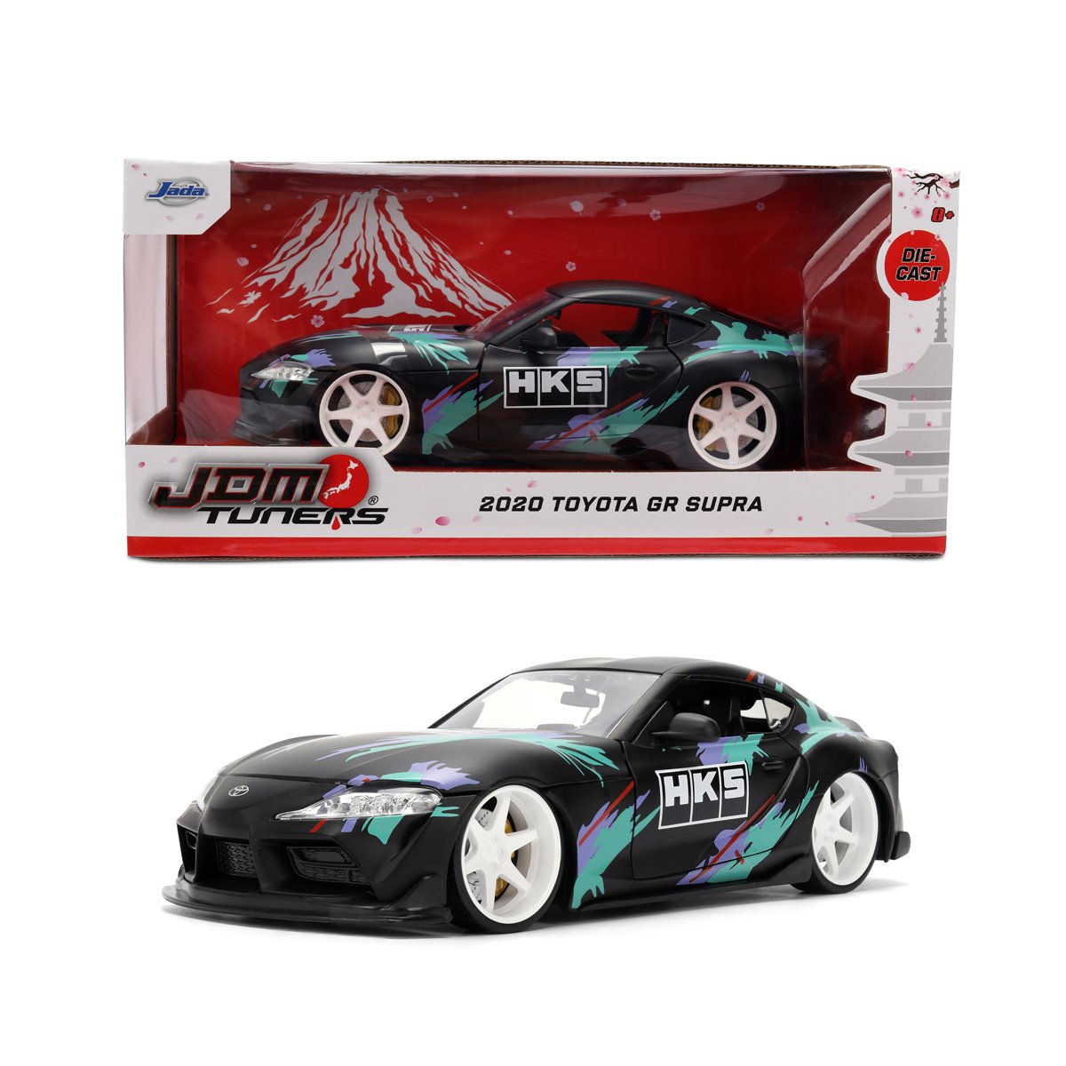 JDM Tuners 2020 Toyota GR Supra 1:24 Scale Die-Cast Metal Vehicle