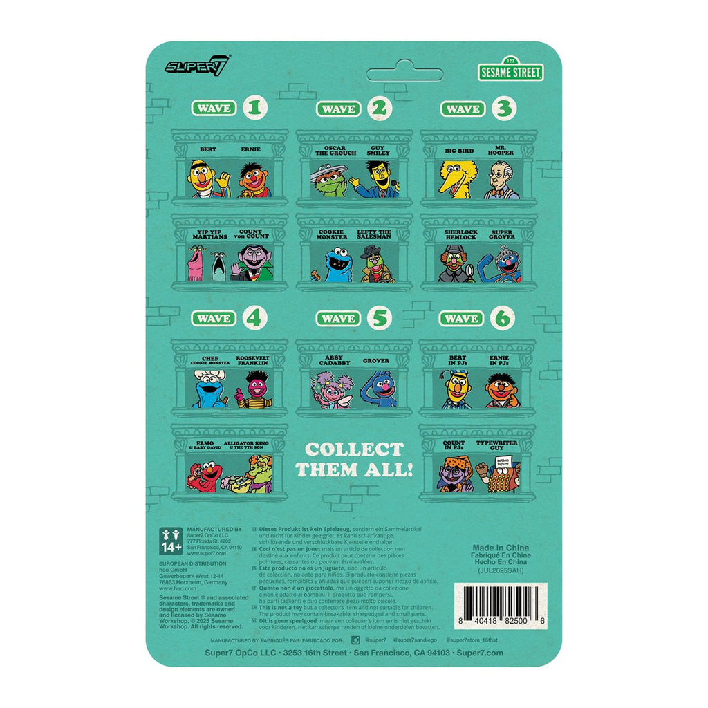 Sesame Street Ernie (Striped PJs) 3 3/4-Inch ReAction Figure