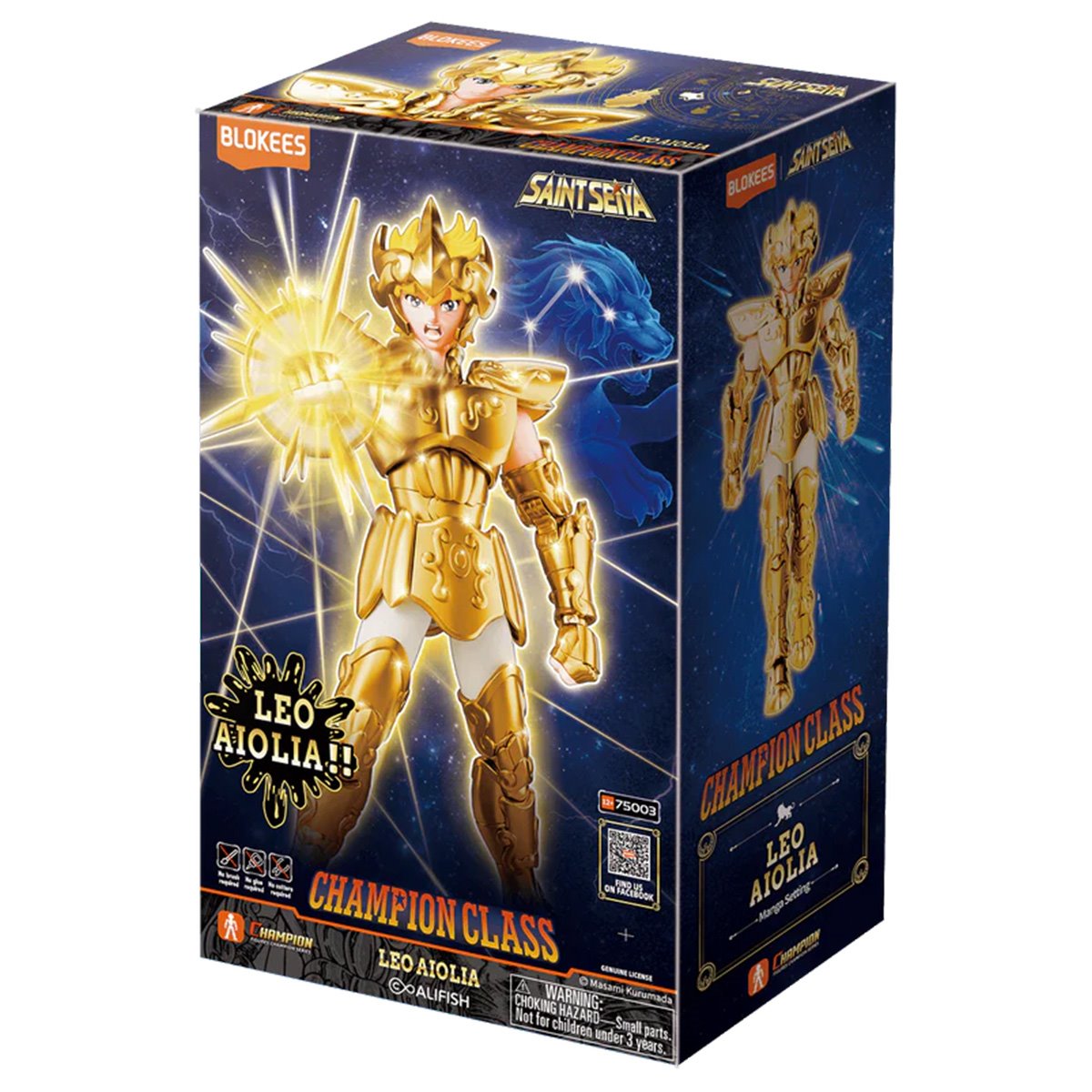 Saint Seiya Champion Class Leo Aiolia Blokees Model Kit