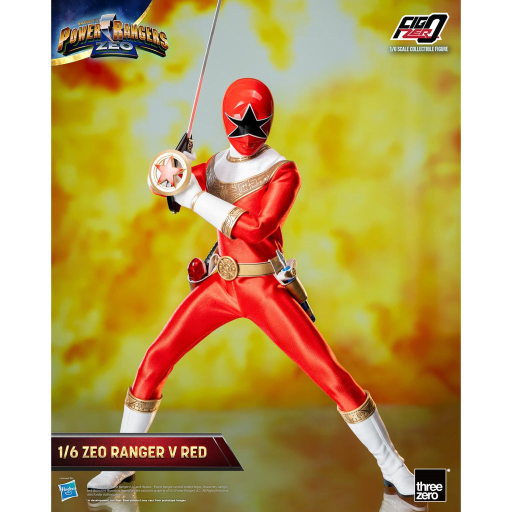 Power Rangers Zeo Red Zeo Ranger V FigZero 1:6 Scale Action Figure