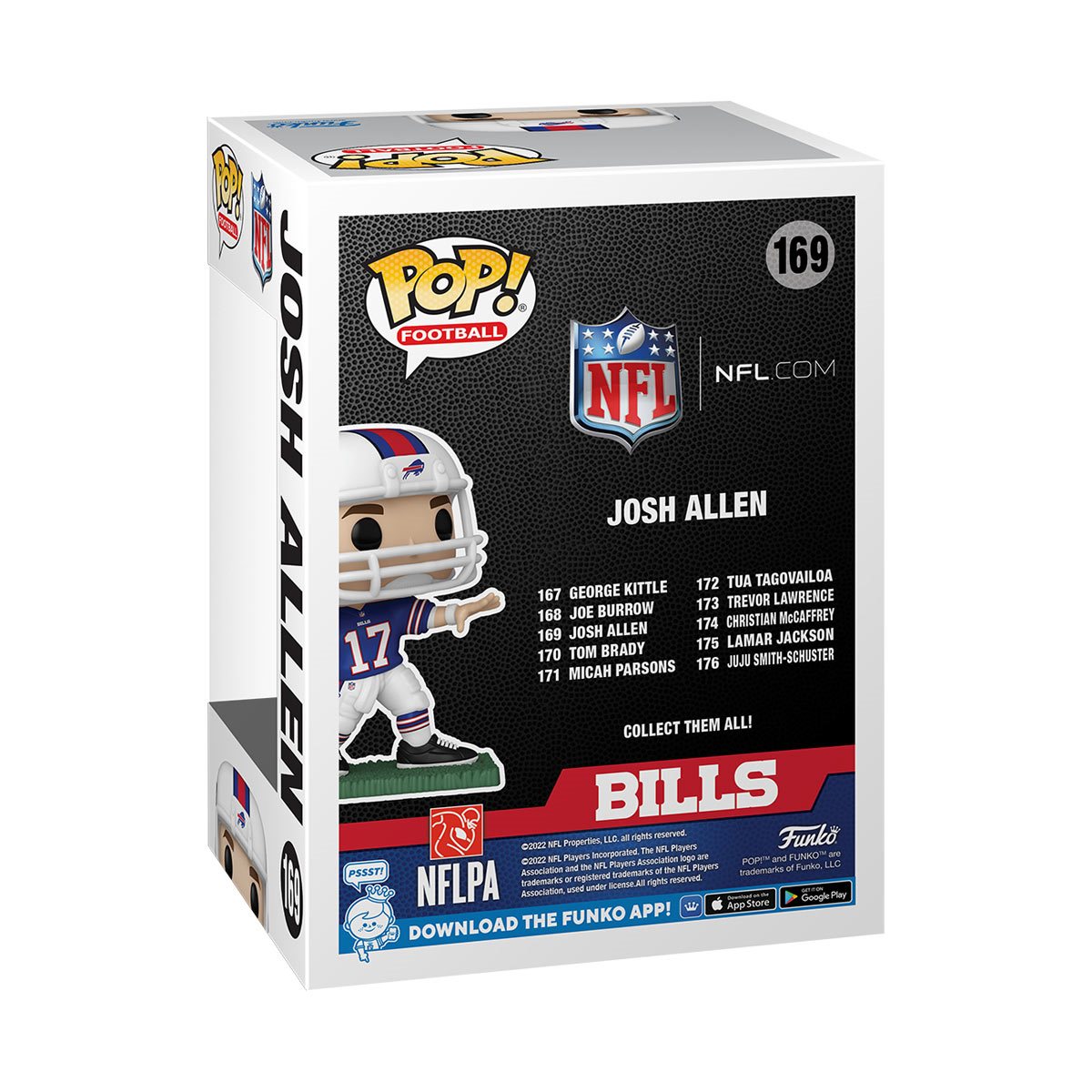 NFL Bills Josh Allen (Home) Funko Pop! Vinyl Figure #169