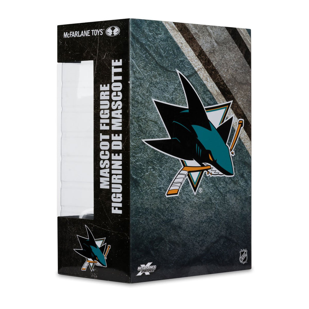 NHL San Jose Sharks S.J. Sharkie Mascot Posed Figure