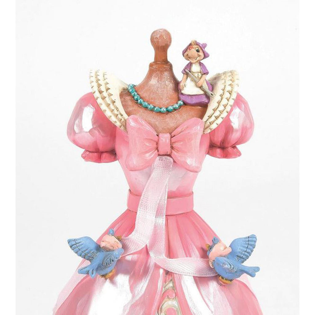 Disney Traditions Cinderella's Pink Dress by Jim Shore Musical Statue