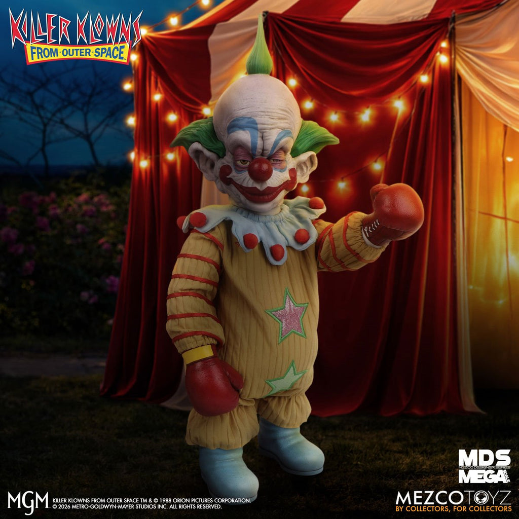 Killer Klowns From Outer Space Shorty with Sound Mezco Designer Series Mega-Scale 15-Inch Doll