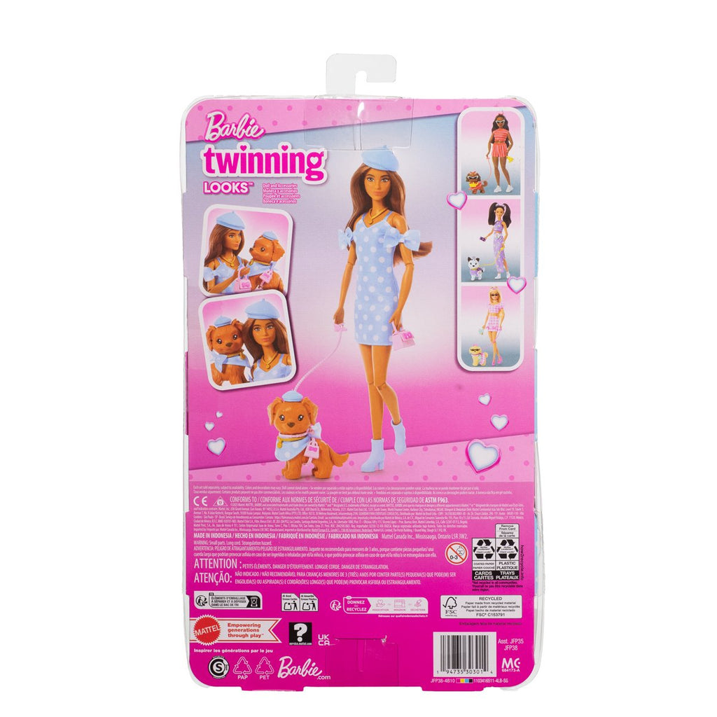 BarbieTwinning Looks Polka Dot Accessories and Doll