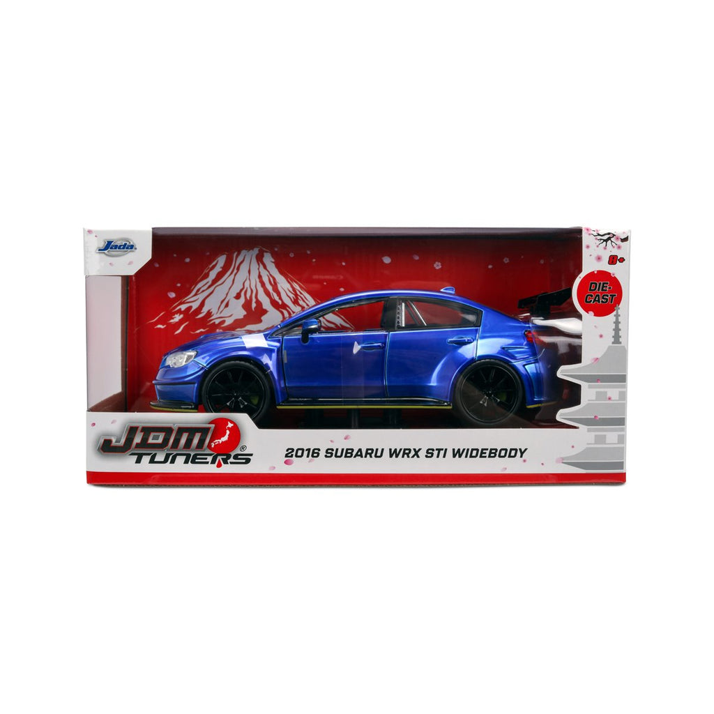 JDM Tuners 2016 Subaru WRX STI Widebody 1:24 Scale Die-Cast Metal Vehicle