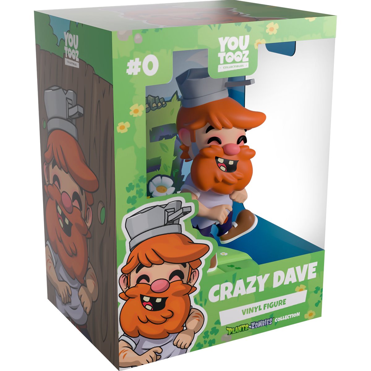 Plant Vs Zombies Collection Crazy Dave Vinyl Figure #0