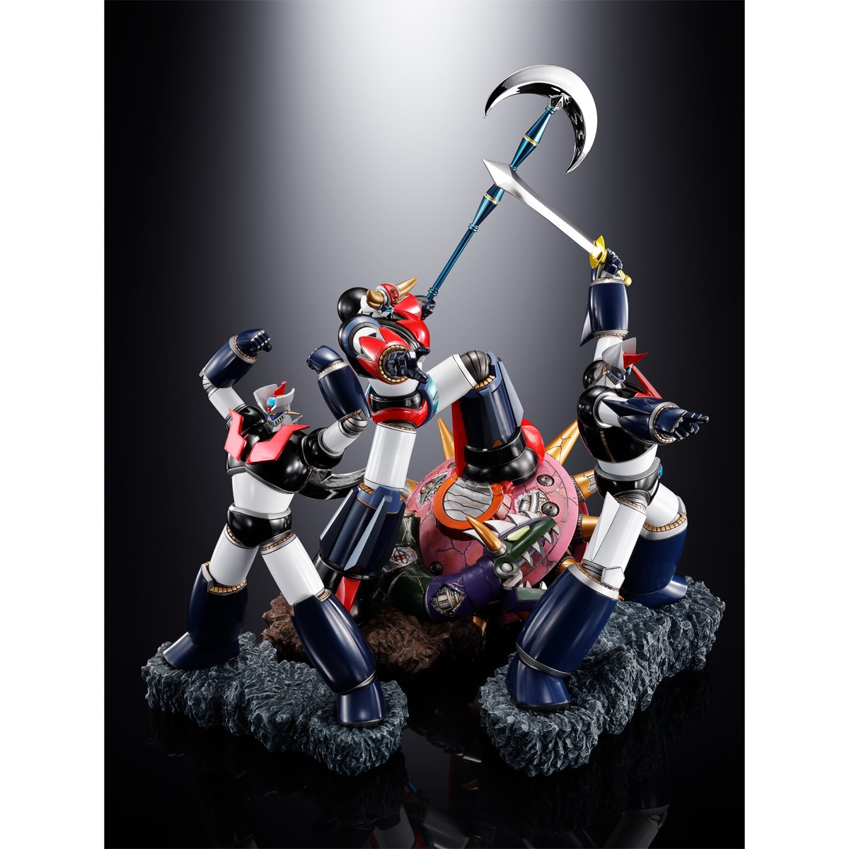 Mazinger Z Double Mazingers Dynamic Characters FiguartsZERO Touche Metallique Statue Set