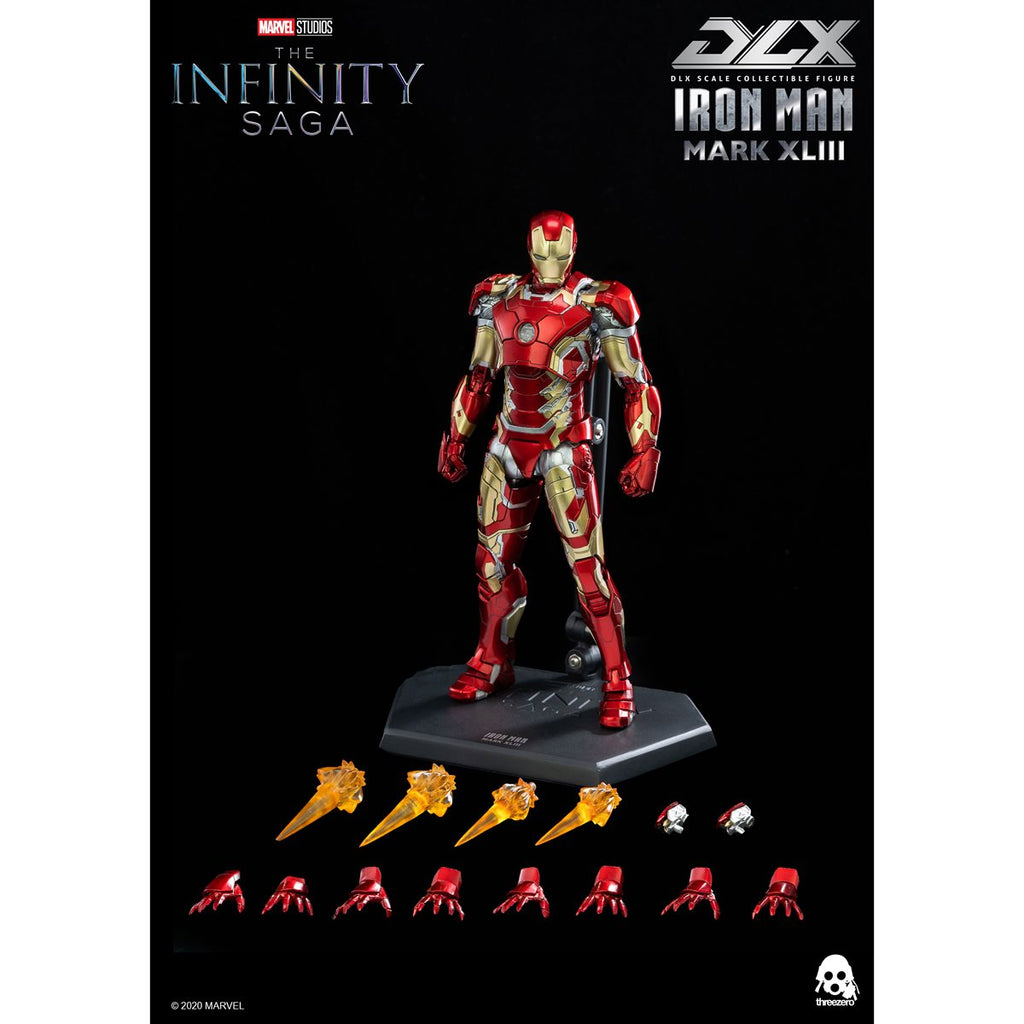 Avengers: Infinity Saga Iron Man Mark 43 DLX 1:12 Scale Action Figure