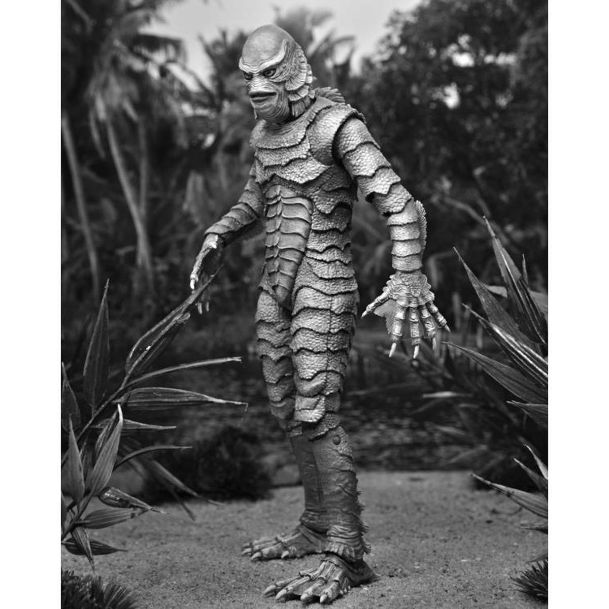 Universal Monsters Ultimate Creature from the Black Lagoon Black and White Version 7-Inch Action Figure