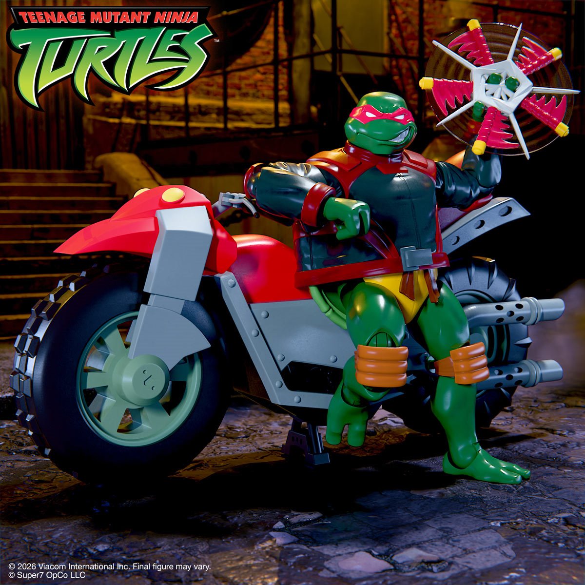 Teenage Mutant Ninja Turtles Ultimates Wave 14 Raphael (Road Gear) 7-Inch Action Figure