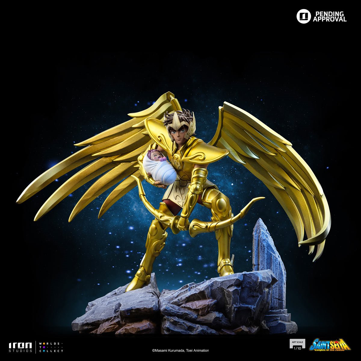 Saint Seiya Sagittarius Aiolos 1:10 Art Scale Limited Edition Statue