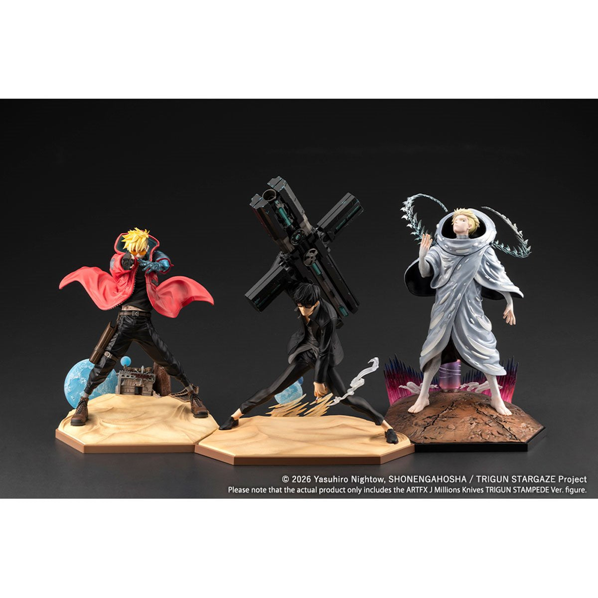 Trigun Stampede Millions Knives Trigun Stampede Version ArtFX J 1:8 Scale Statue