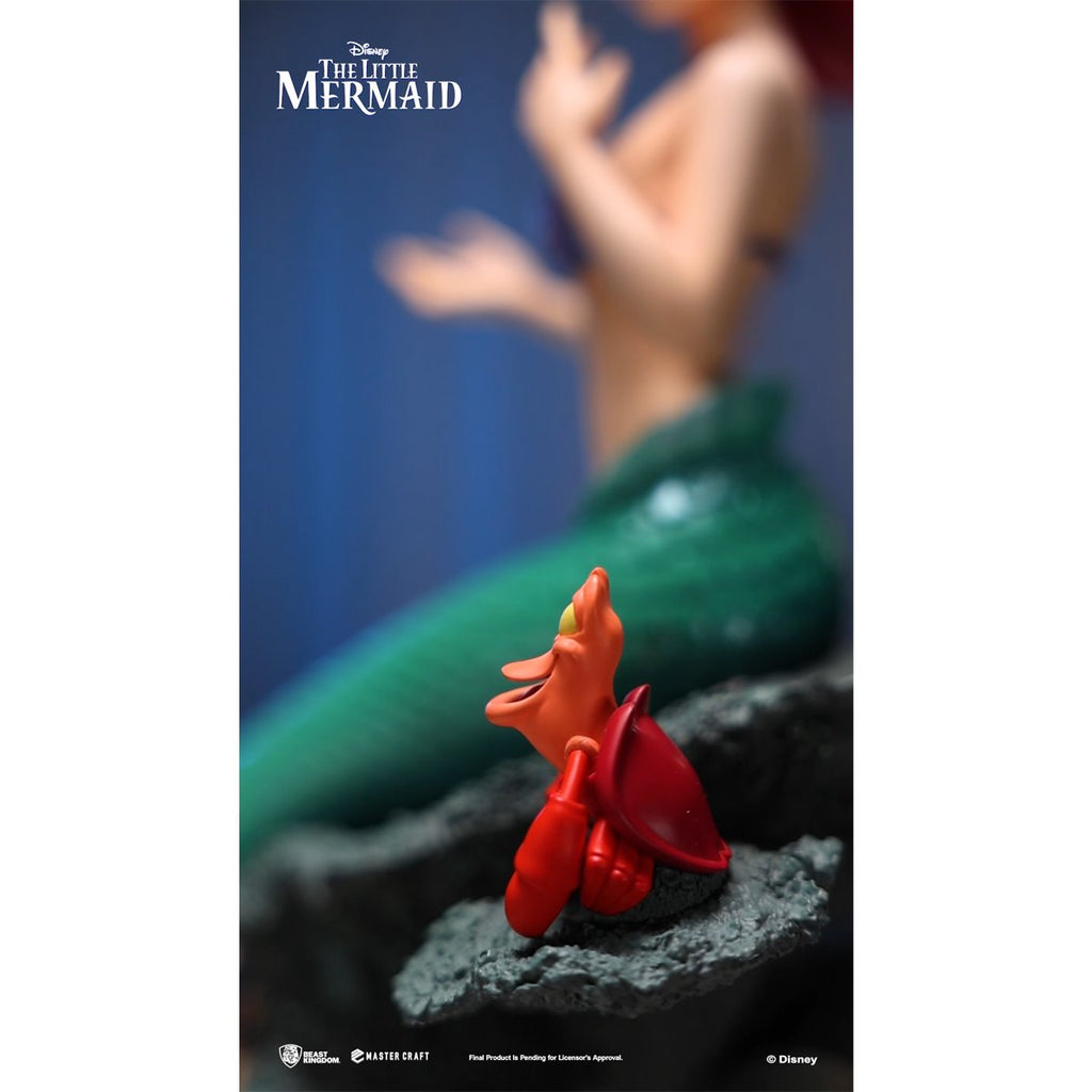 The Little Mermaid Master Craft Ariel and Sebastian Statue