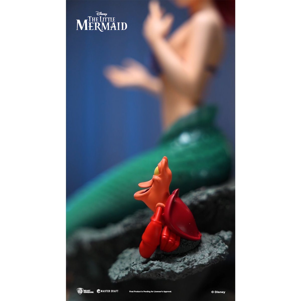 The Little Mermaid Master Craft Ariel and Sebastian Statue