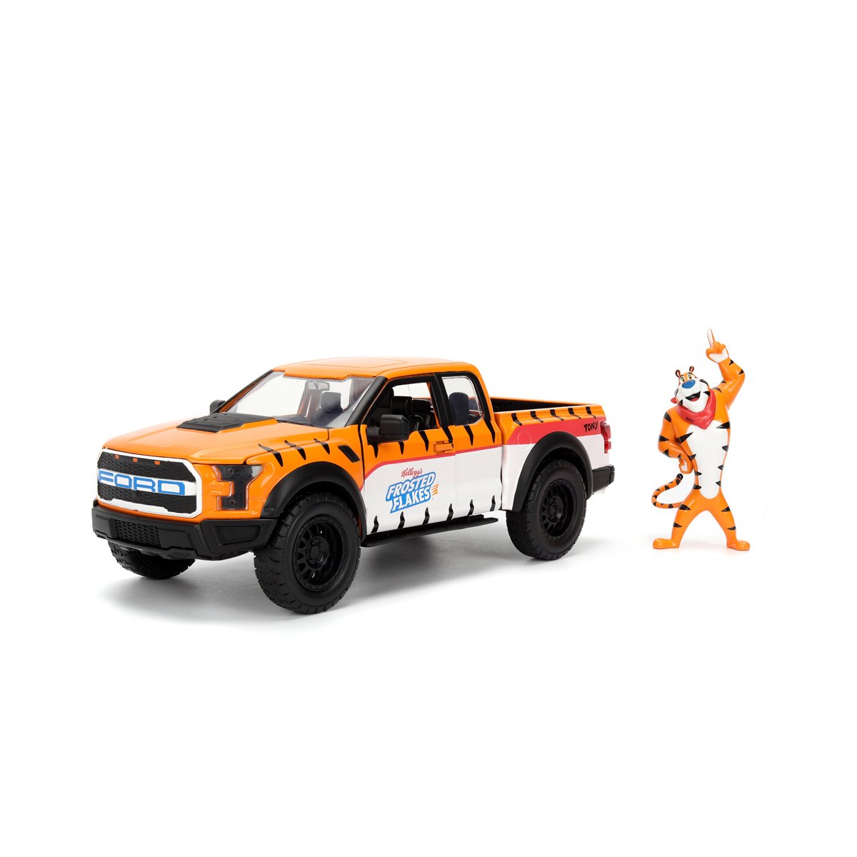 Hollywood Rides Kellogg's 2017 Ford F-150 Raptor 1:24 Scale Die-Cast Metal Vehicle with Tony the Tiger Figure