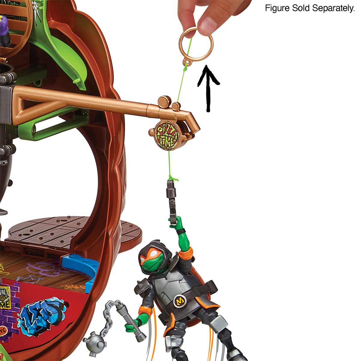 Tales of the Teenage Mutant Ninja Turtles Mutating Battle Arena Pet Turtle Playset