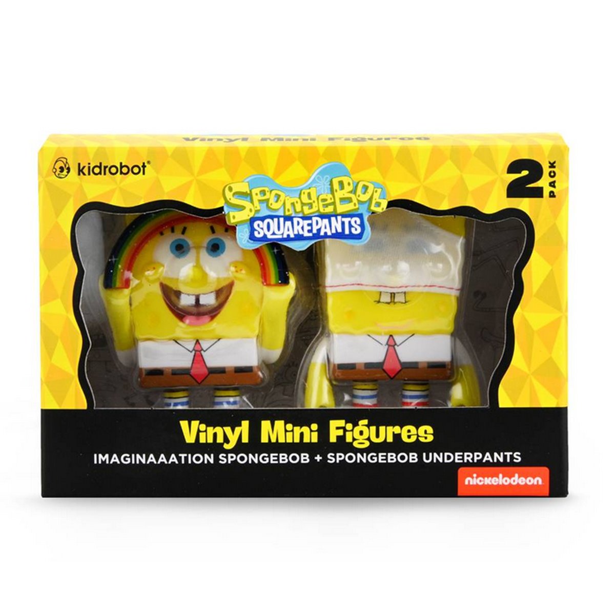 SpongeBob SquarePants & SpongeBob Underpants Imaginaaation 3-Inch Vinyl 2-Pack