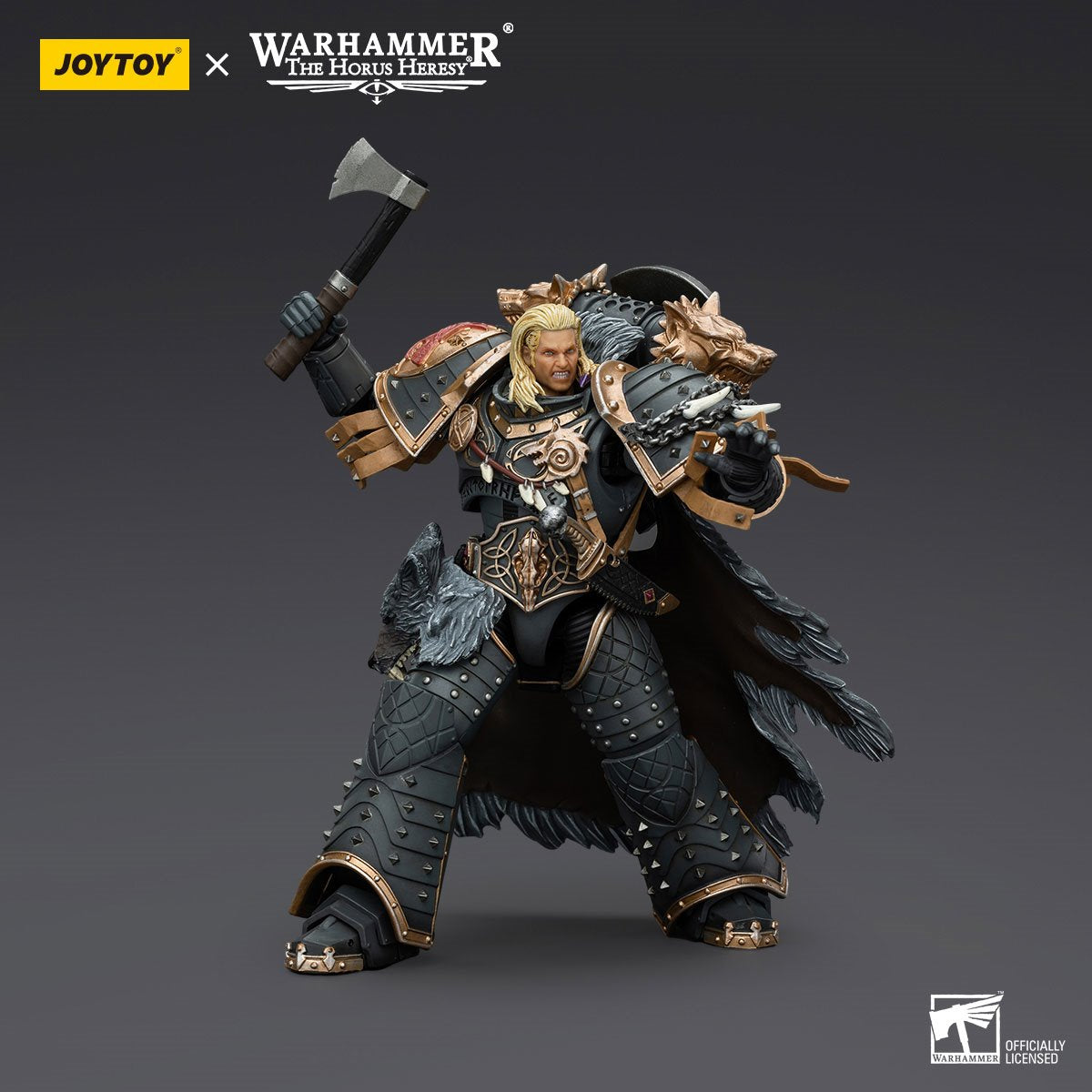 Joy Toy Warhammer The Horus Heresy Space Wolves Leman Russ Primarch of the VIth Legion 1:18 Scale Action Figure