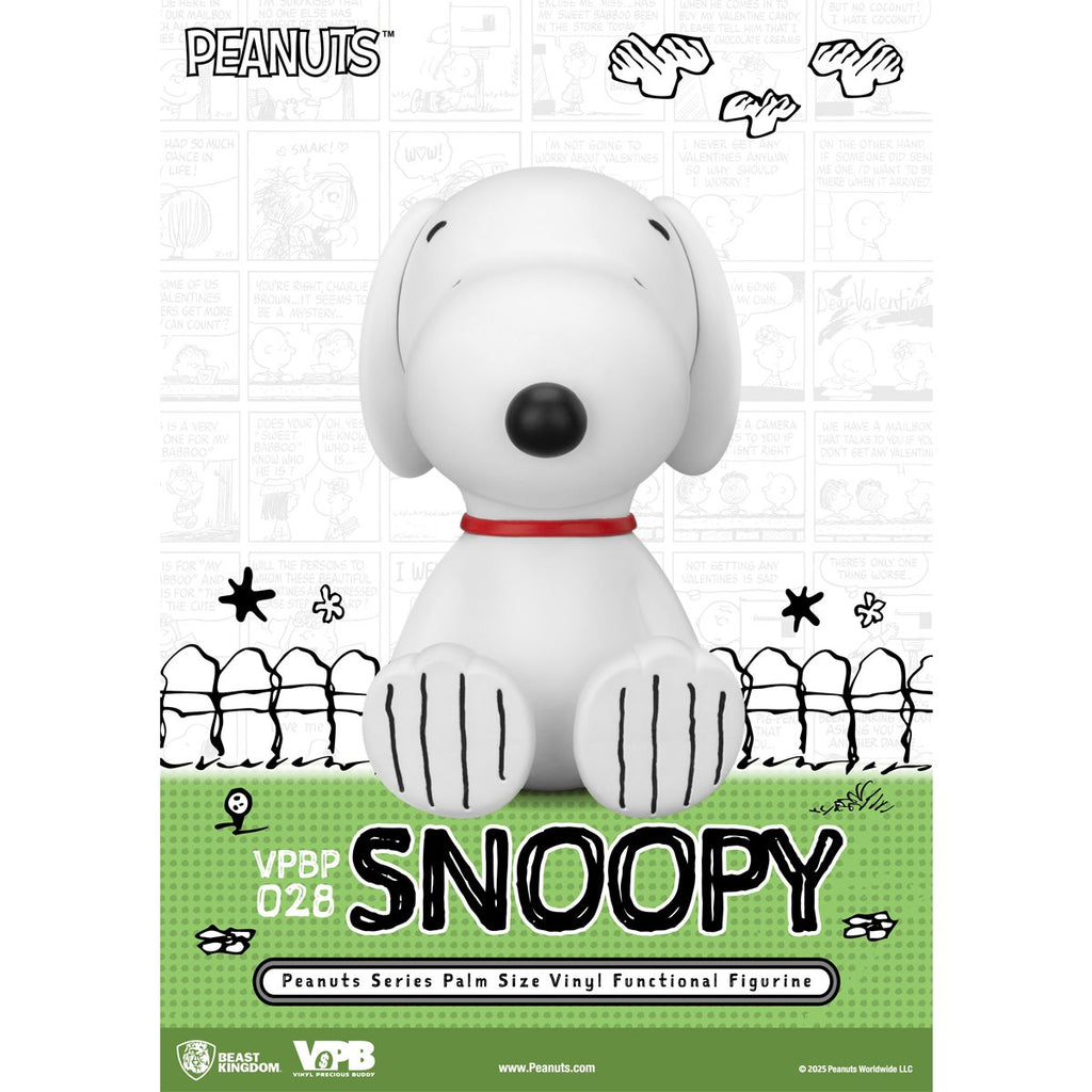 Peanuts Snoopy VPBP-028 Peanuts Series Palm Size Vinyl Functional Piggy Bank